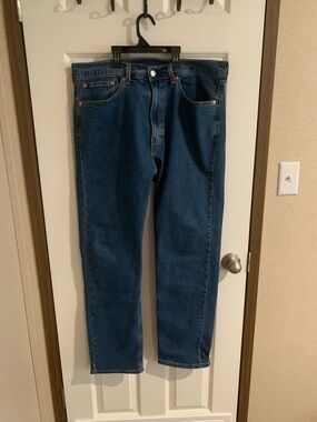 Levi's Men's Dark Blue Straight Jeans